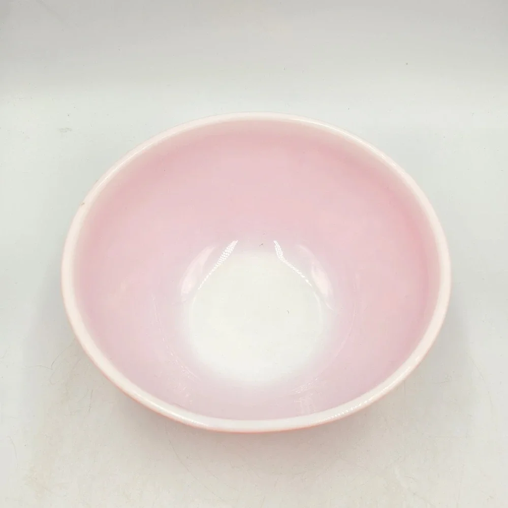 Vintage Pyrex 402 Red Mixing Bowl Rare 1940s Primary Medium Bowl EUC Grandmacore